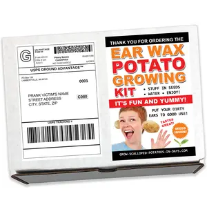 Potato Growing Kit Prank Mail Gag Box Sent Directly to your Recipient - 100% Anonymously!