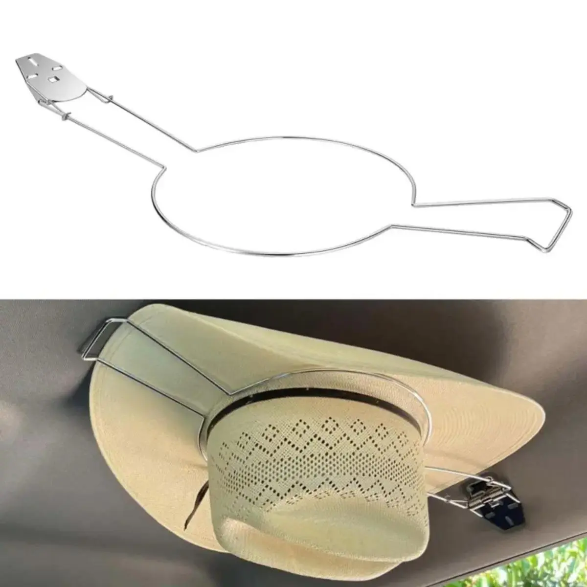 Cowboy Hat Holder, Clip-On Car Hat Organizer for Trucks & SUVs, Truck Accessories, Car Organization Supplies, Cars Accessories
