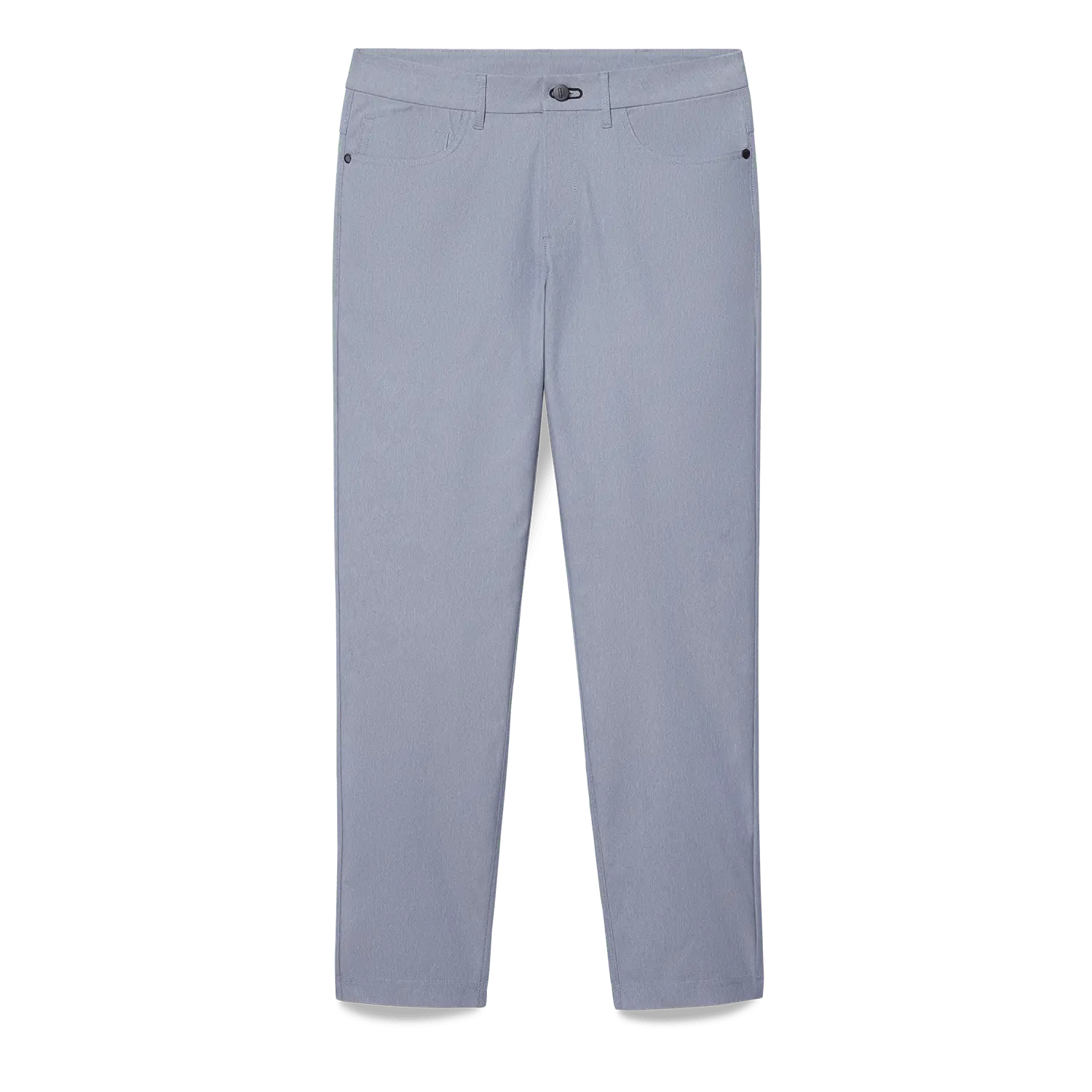NOBULL Men's Dealmaker 5-Pocket Pant in Heather Chambray Belt Fabric