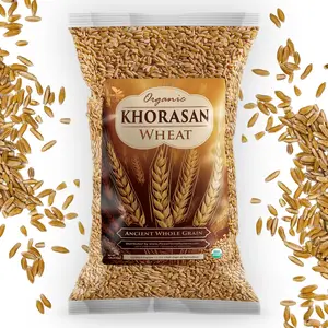 Khorasan Wheat - Certified 100% Organic Khorasan Wheat, 100% Whole Grain