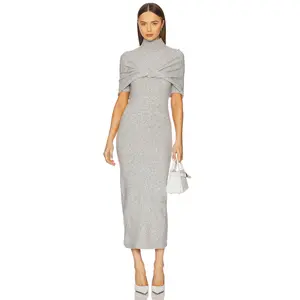 SER.O.YA Wisteria Gown in Light Grey