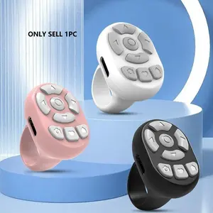 Wireless Remote Control Ring, Selfie Video Controller for Phone, Automatic Page Turner, Mobile Remote Control, Selfie Accessories, Camera
