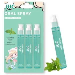 3 Count Mint Breath Spray Mouth Spray Breath Freshener Oral Care for All Ages 0.33OZ (10ML) Cool Mint Flavor