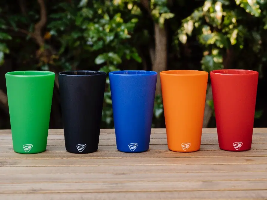 Silipint 16oz Classic Color Silicone Pint Glass – Premium LFGB-Certified, 100% Food-Grade Drinkware – Unbreakable, BPA-Free, Dishwasher & Microwave Safe, Reusable Non-Toxic Cup – Unique Everyday Glassware for Home, Parties, Cup Collections & Outdoor Patio