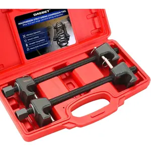 Macpherson Strut Spring Compressor Tool Kit 2PCS Coil Spring Compressor with Detent Pins 10.5in Range for Suspension Work