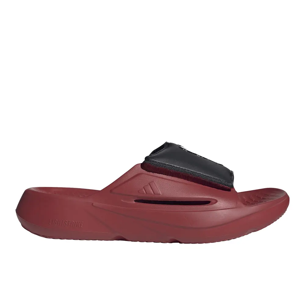 adidas Mens Lightblaze Nc State Wolfpack Slide Casual Sandals Casual - Red