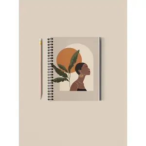 Head High In Autumn Sky - Soft Matte Spiral Notebook and Pen Set blank  notebook