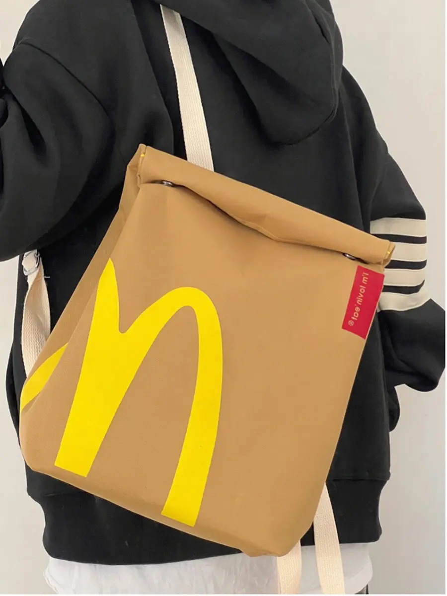 Retro Bag Handbag Mini Backpack Cute Crossbody Bag Funny Backapck Casual Canvas Shoulder Bag Y2k Daypack Backpack