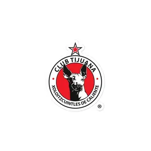 Club Tijuana Die cut Bubble free stickers, 3″×3″, White