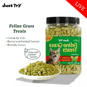 【Live Big Deal 】JUST TRY Cat Grass Treats and Hairball Solution