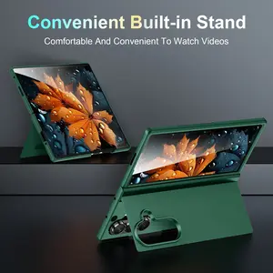 Bracket foldable phone case is compatible with Samsung Galaxy Z Fold 7, Z Fold 6, Z Fold 5, Z Fold 4 and Z Fold 3. It is a shockproof protective cover featuring a durable and stylish design, perfectly suitable for daily use.
