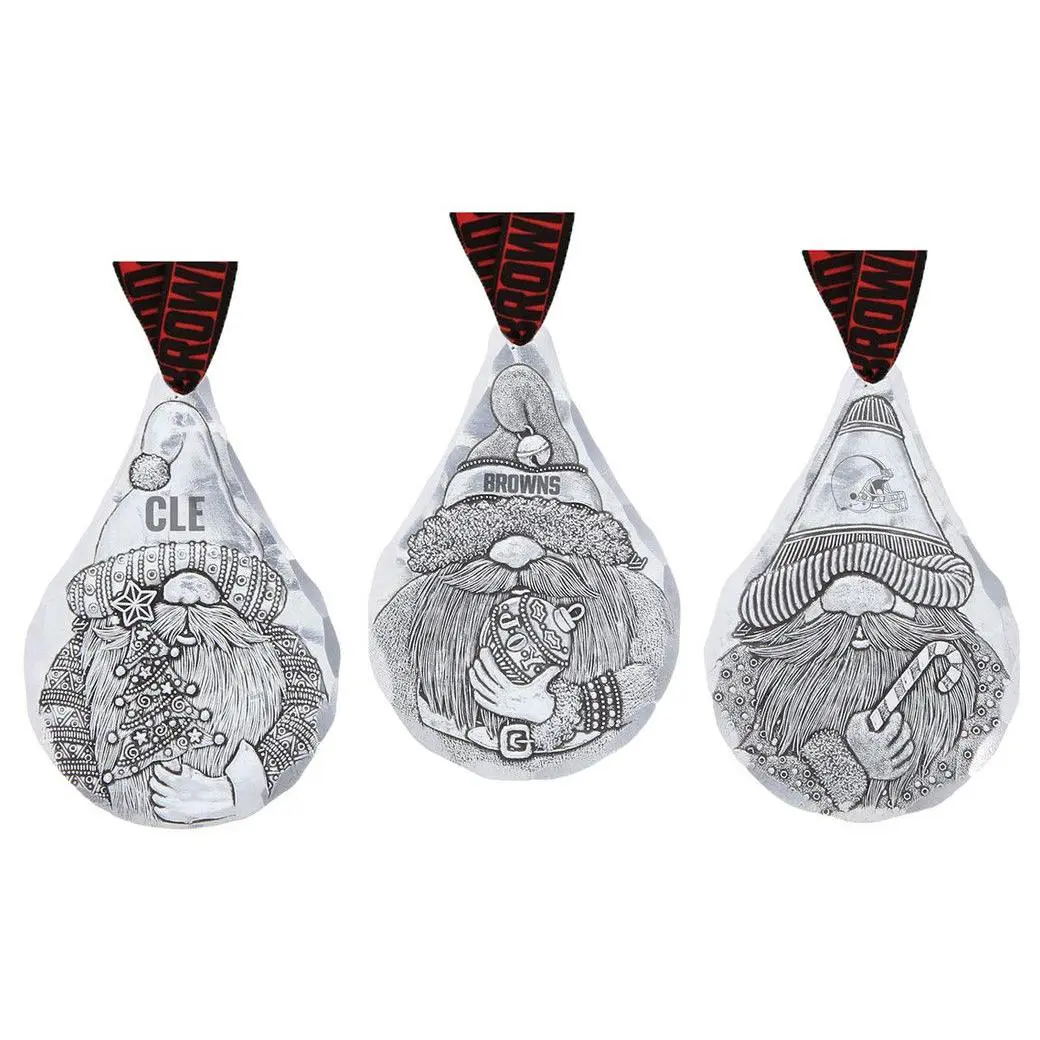 Wendell August NFL 3-Piece Gridiron Gnomes Ornament Set