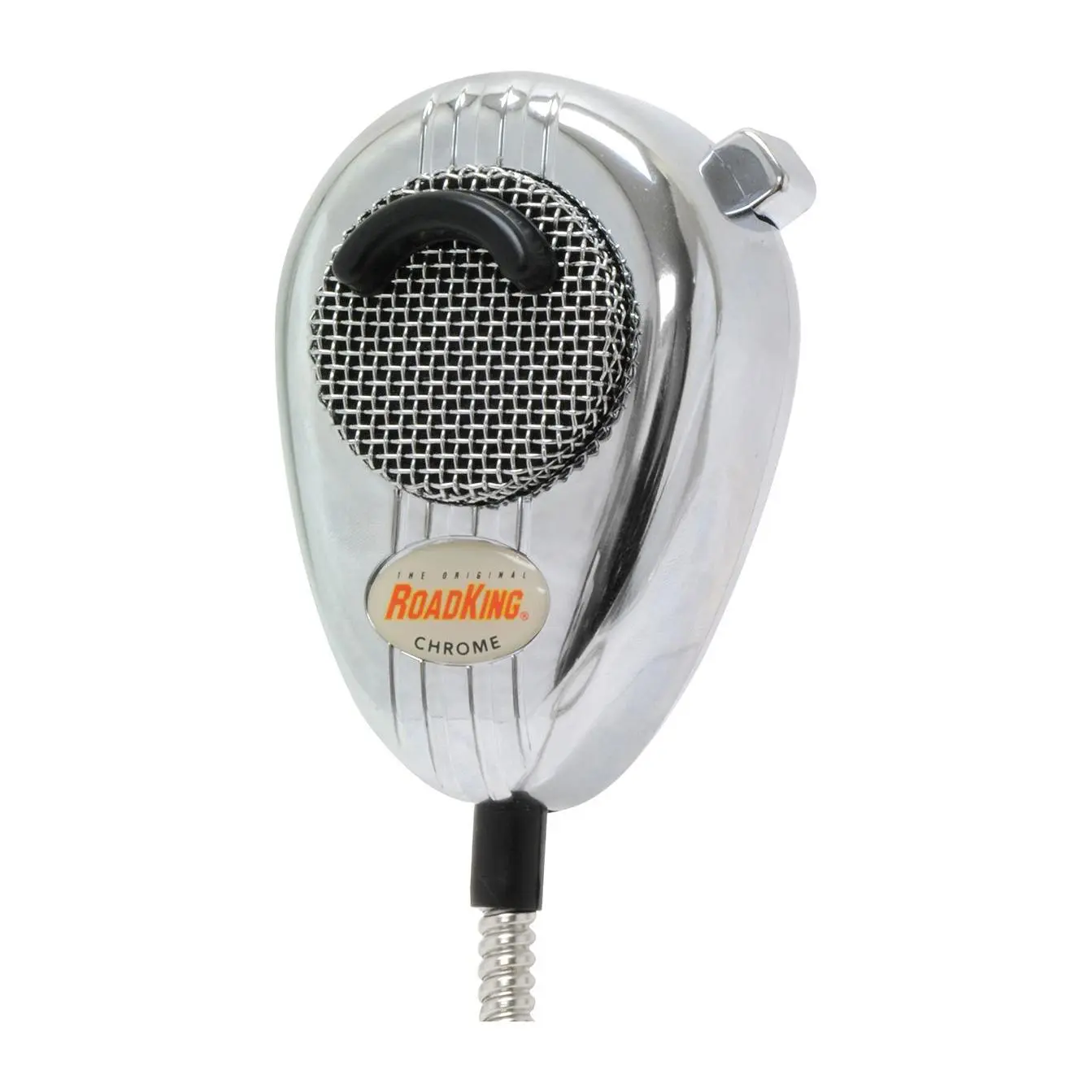 RoadKing 4-Pin Noise-Cancelling CB Chrome Mic