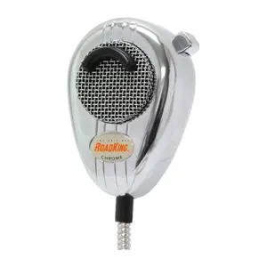 RoadKing 4-Pin Noise-Cancelling CB Chrome Mic