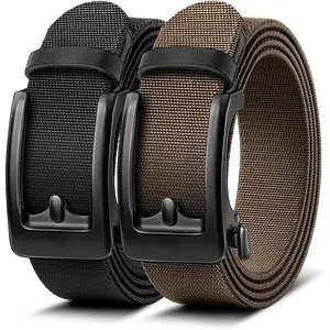 Men Belt Multi-Pack,Stretchable Ratchet Belt Adjustable For Men Gift Golf Casual Jeans Precise Fit