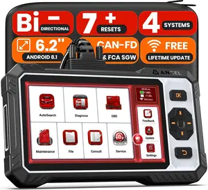 【Flash Sale】ANCEL FX6000 Elite OBD2 Car Scanner with Active Test,Bidirectional Scan Tool for ABS/SRS/Transmission/Enigne,7 Essential Resets,CAN FD,FCA SGW,Lifetime Free Update,Upgraded FX2000