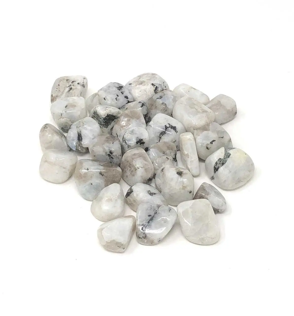 Rainbow Moonstone Tumbled Stone, Natural Gemstones, Moonstone Crystal for Healing, Rituals, Spiritual Work Jewelry Accessories & Derivatives