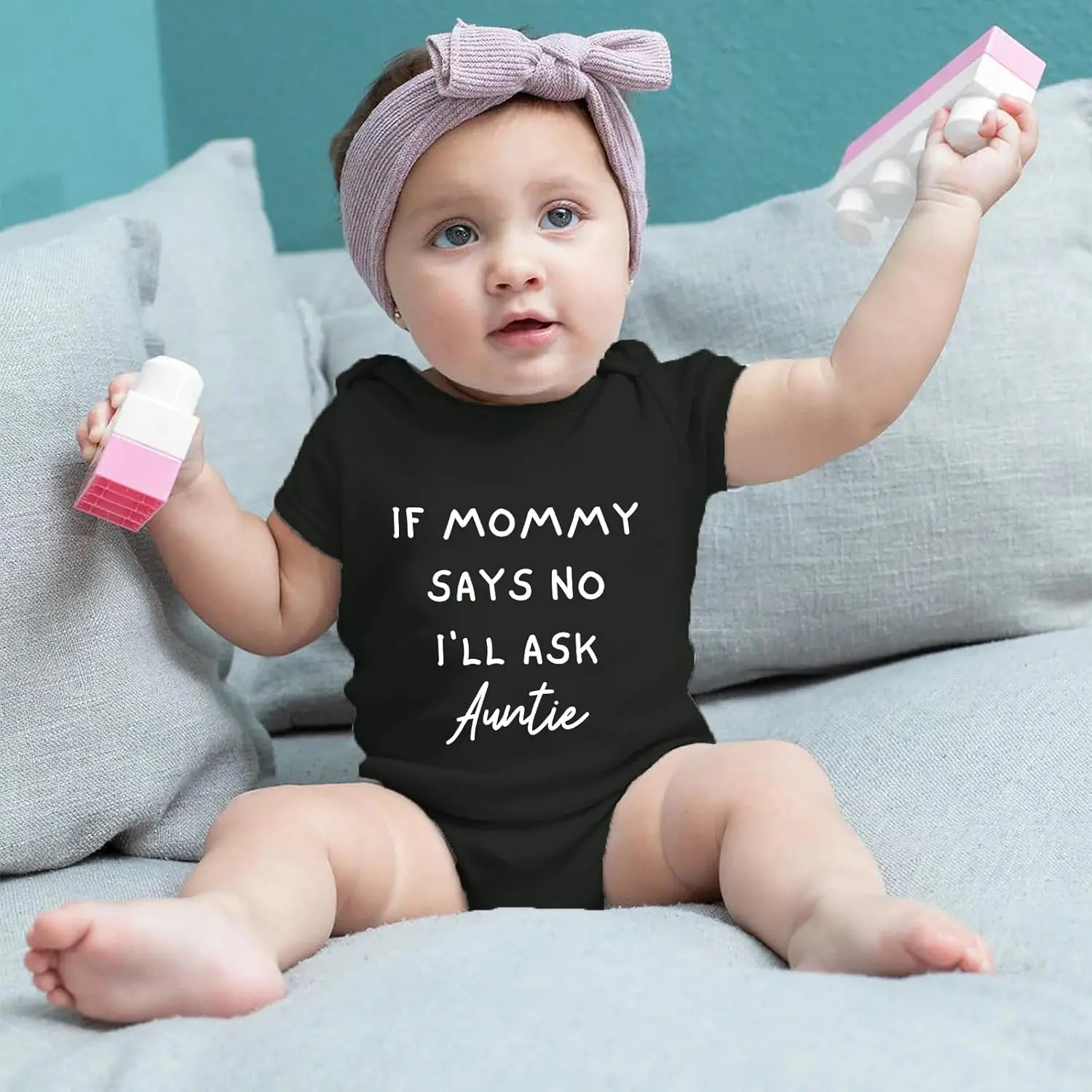 I Love My Auntie Baby Bodysuit Auntie Bodysuit for Baby Boy Aunties Bestie Babies Clothes