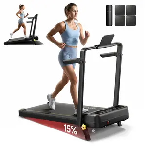 【mothersdaygift】YPOO Walking Pad with Manual Incline, CozyCardio Treadmill for Walking and Light Jogging, gym stuff, Quiet and Compact Design for Small Spaces Foldable Walking Pad with incline gymshark mini exercise equipment