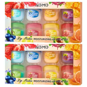 Lip Balm Set – Fruit & Floral Scents, Deeply Moisturizing & Long-Lasting, Gentle for All Skin Types, Ideal Gift Choice