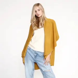 Look by M - Basic Shawl Vest (One Size)