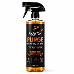 Phantom Purge Wheel & Tire Cleaner - Fast Acting Non-Acid Formula, Cuts Through Brake Dust & Road Grime