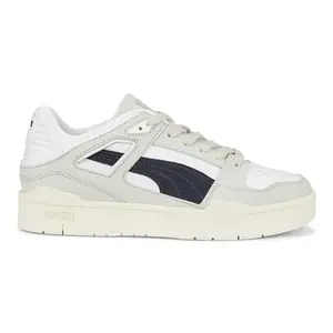 PUMA Mens Slipstream Lux Lace Up Sneakers Shoes Casual - White