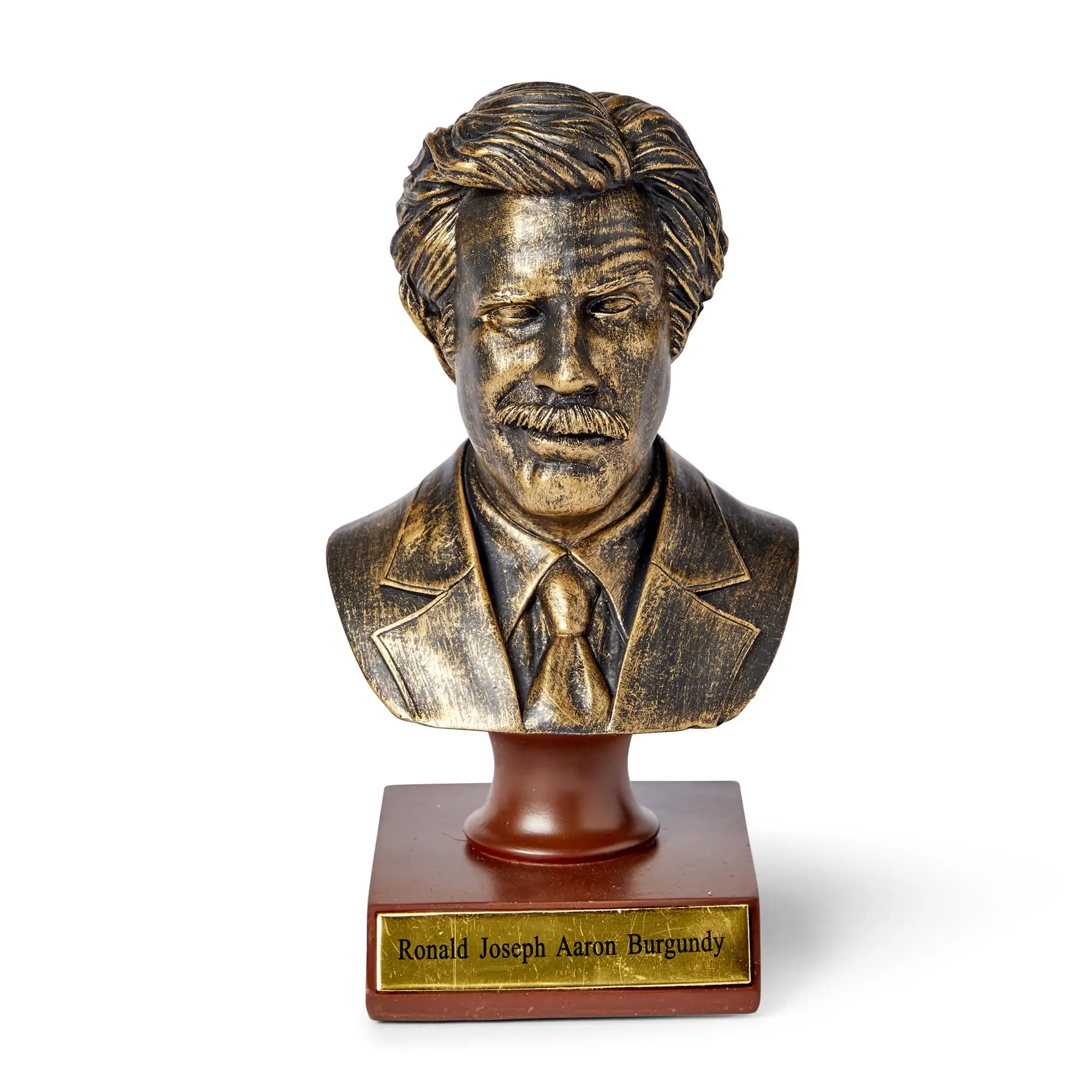 Anchorman Ron Burgundy 7-in Collectible Bust - Decor Piece, Ideal Gift for Entertainment Collectibles Enthusiasts