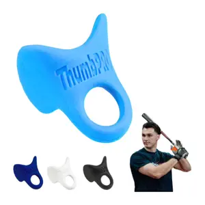 ThumbPRO Baseball Thumb Guard - Batting Aid & Grip Enhancer - Reduces Sting, Improves Swing - for Baseball & Softball - All Levels, Left/Right Hand - 3 Sizes