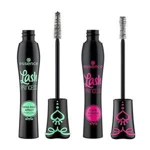 Essence Lash Princess Mascara, False Lash Effect, Curl & Volume, Extreme Volume, Sculpted, Waterproof Volumizing Eyelash Mascara, Vegan, Paraben Free, Makeup