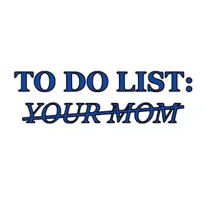 To do list: your mom funny inappropriate comedy gift for him or her Outlaw skull American flag cowboy car truck vinyl window decal stickers