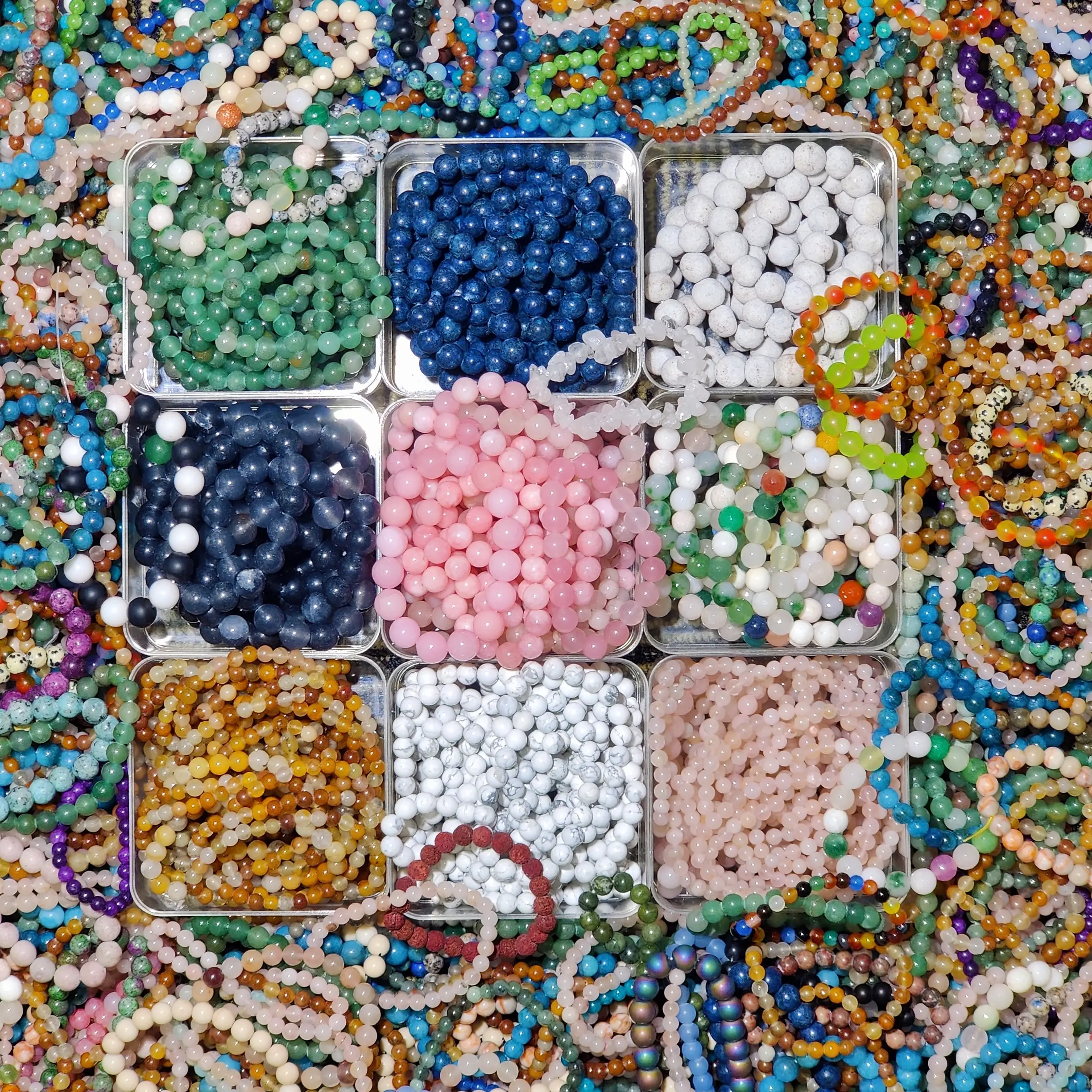 QHCrystal Natural Beads Bracelet