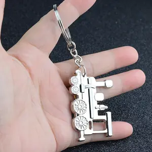 1pc Unique And Delicate Train Head Keychain For Men, Backpack Decoration