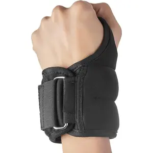 Adjustable Wrist & Ankle Weights (1lb/2lb/3lb) - Weighted gloves with thumb loops for running, walking and strength training