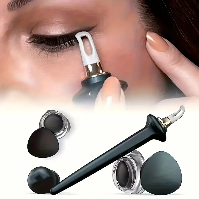 Eyeliner Pen Waterproof - Smudge-Proof, Easy Grip for Precise Long-Lasting Makeup, Reusable,Quick Dry, Non-Smudge, Waterproof, Long-Lasting Eye Makeup, Eye Makeup Essentials|Precision Eyeliner Application|Innovative Beauty Product