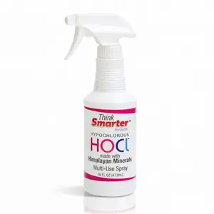 Think Smarter Products 16oz HOCl - - Hypochlorous Spray | Multi-Use Spray - Made with Himalayan Minerals