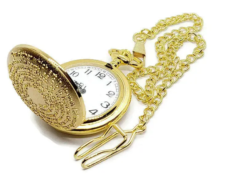 72 Names of God Pocket Watch – Our Father Prayer Kabbalah Timepiece