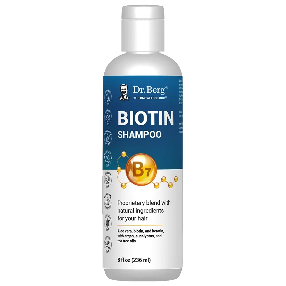 Biotin Shampoo - New and Improved - 8 fl oz Conditioner Haircare natural hair Argan Cleanser  Gentle Keratin