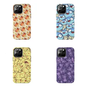 Cute Funny Pokemon Meme Phone Case for iPhone 17-7 Pro Max Plus & Samsung Galaxy S26-S21 Ultra Plus - Cute Phone Cover unisex