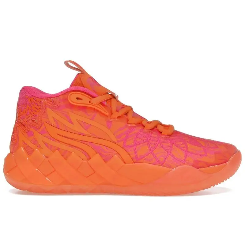 Puma LaMelo Ball MB.01 Mash Up Basketball Shoes Performance Sneakers NITRO Foam Cushioning High Top Athletic Footwear Rubber Outsole Supportive Basketball Sneakers Bold Colorway Streetwear Shoes for On-Court Play and Everyday Style