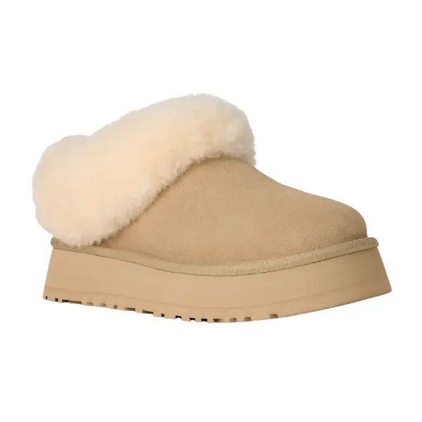 UGG Women's Tazzelle Mustard Seed Platform Slipper - Authentic