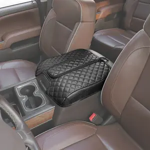For 2014-2017 Chevy Silverado/GMC-SIERRA/Suburban/Tahoe/GMC-YUKON Interior Center Console Armrest Box Pad Cover