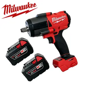 Milwaukee 1/2 Inch 1000N Brushless Cordless High Torque Impact Wrench, Garage Repair Power Tool for Tire Changes, Heavy Fasteners car lug nut rechargeable lithium battery pack