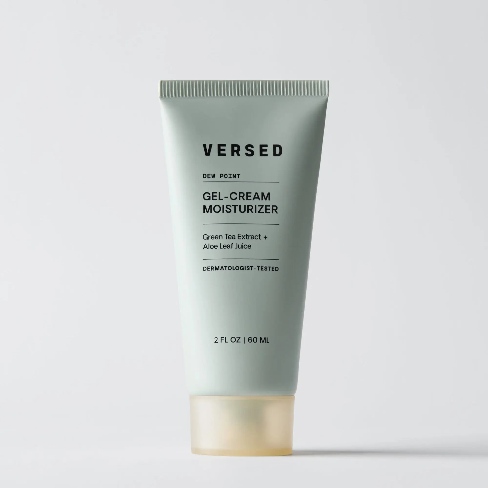 Versed Dew Point Gel Moisturizer For Face - Antioxidant-Rich Gel Cream with Green Tea Extract + Aloe Leaf Juice - Fast Absorbing, Non-Greasy Hybrid Facial Cream for Dry Skin, Vegan