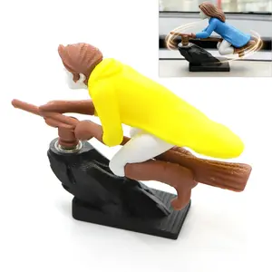 Witch Broomstick Dashboard Drift Ornament - Motion Activated Car Decor That Drifts & Spins - Fantasy Broomstick Collectible Figurine - Fun Magic Gift for Car Enthusiasts Car Interior Decoration Car Interior Accessory