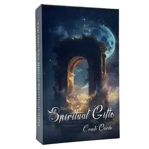 Spiritual Oracle Cards (1 Set), Tarot Deck, Fortune Telling Toy, Divination Prophet Tarot for Beginners