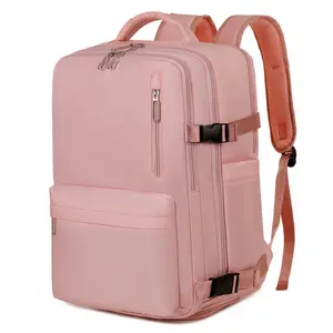 Travel Backpack with USB Charging Port, Laptop Backpack, Water Resistant Business College Computer Bag for Women & Men Fits 15.6 Inch Notebook