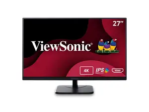 ViewSonic VA2756-4K-MHD 27 Inch IPS 4K Monitor with Ultra-Thin Bezels, HDMI and DisplayPort Inputs for Home and Office