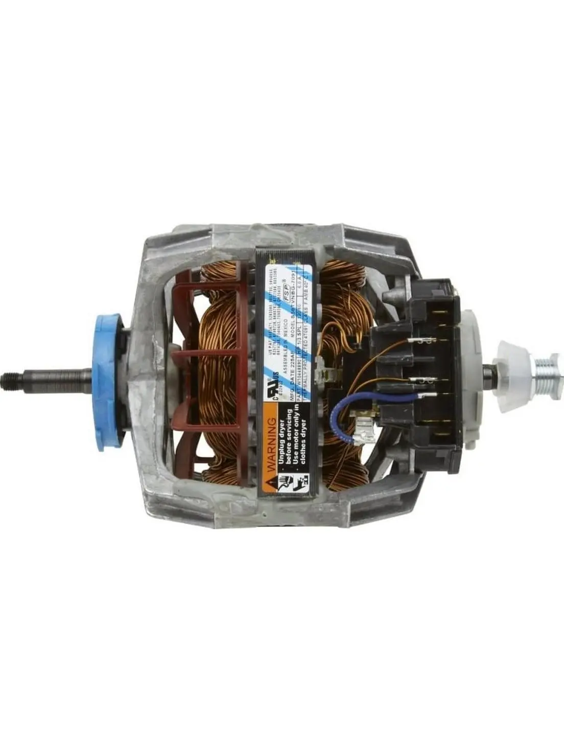 Whirlpool Dryer Drive Motor - Drives Drum, Replacement Part for Large Home Appliance Parts & Accessories Needs, Genuine Oem Replacement Part
