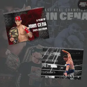 John Cena 2026 Calendar V2, The Farewell Tour Calendar, The Last Time Is Now, WWE Merch, Gift For WWE Fans